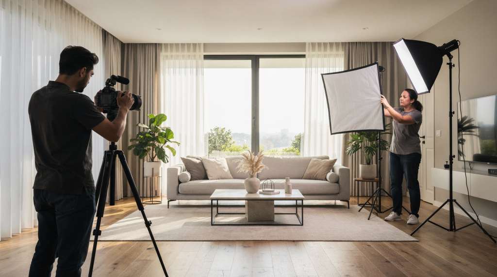 Behind the Scenes of a Residential Property Photo Shoot