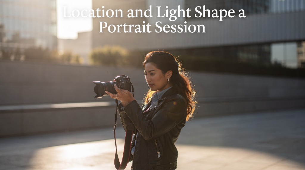 How Location and Light Shape a Portrait Session