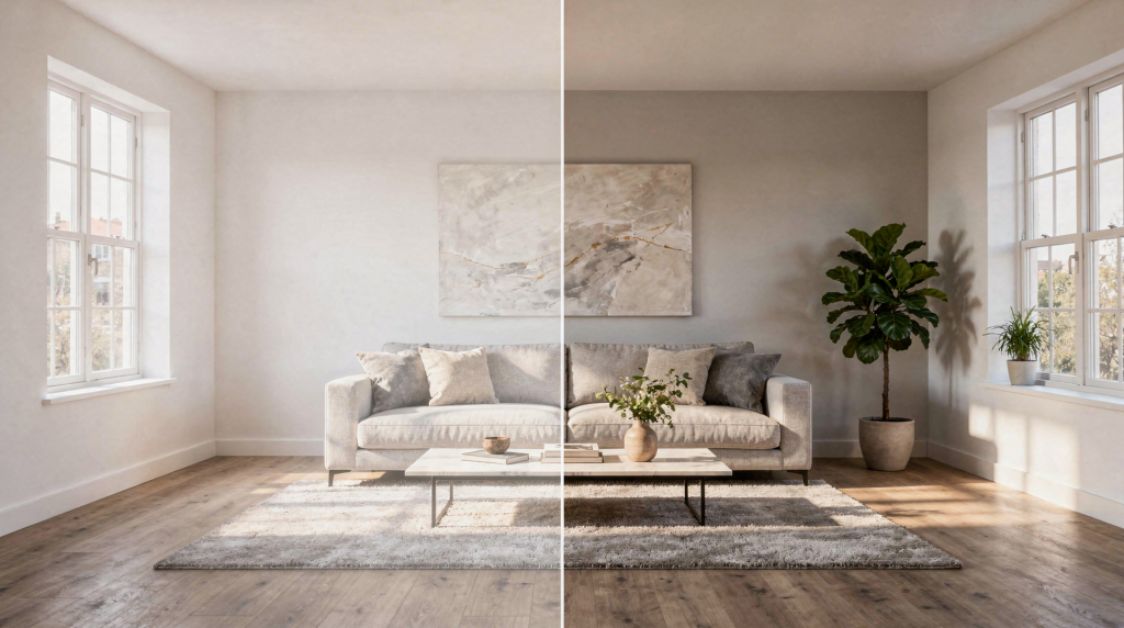 Virtual Staging vs Traditional Staging for Property Photos