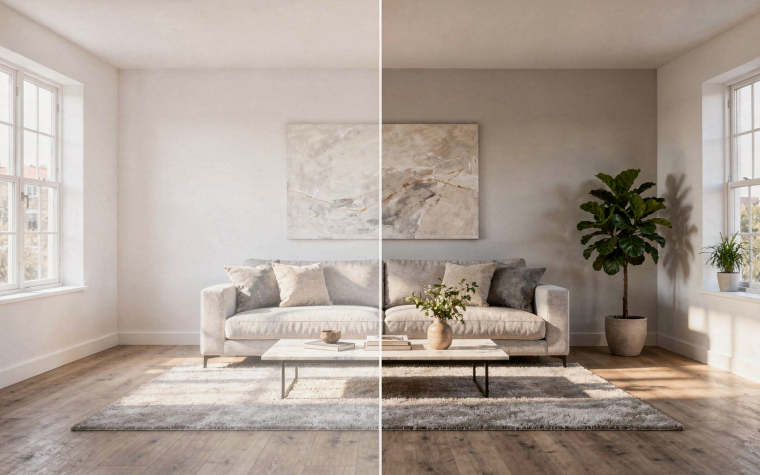 Virtual Staging vs Traditional Staging for Property Photos